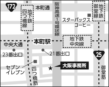 税理士法人あおばの大阪良事務所の地図画像